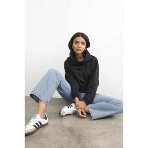 Marcella New York Black Cowl Neck Abingdon Sweatshirt - Size - XXL